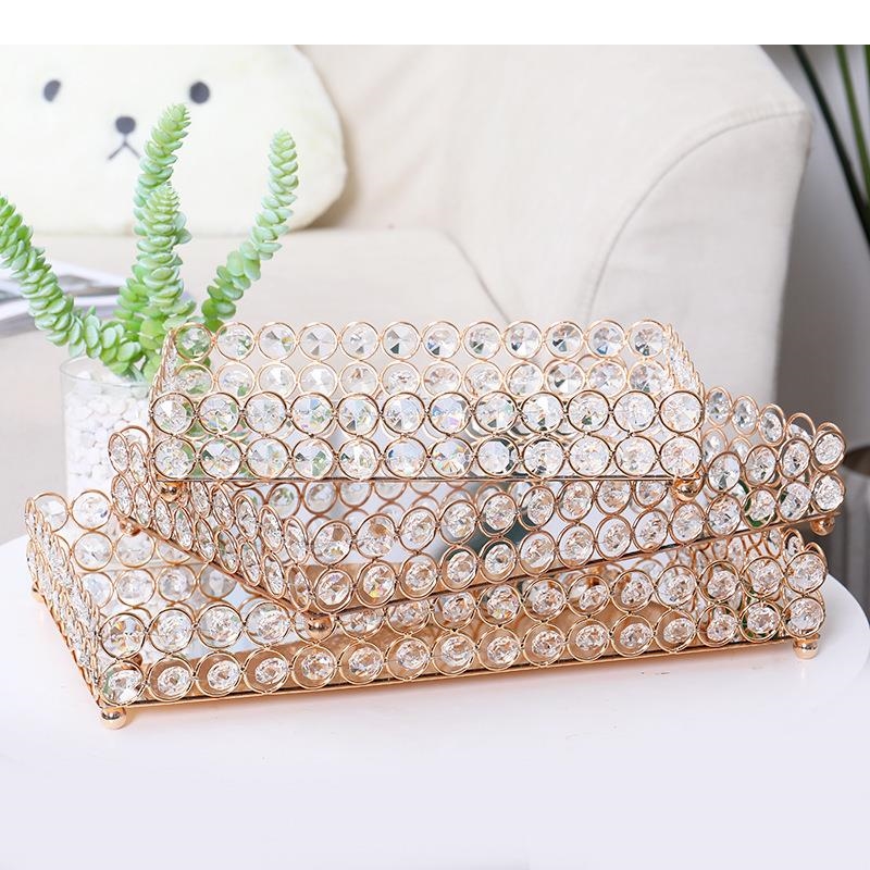 Body Jewelry Websites - Nordic Trays Decorative Glass Mirror Tray