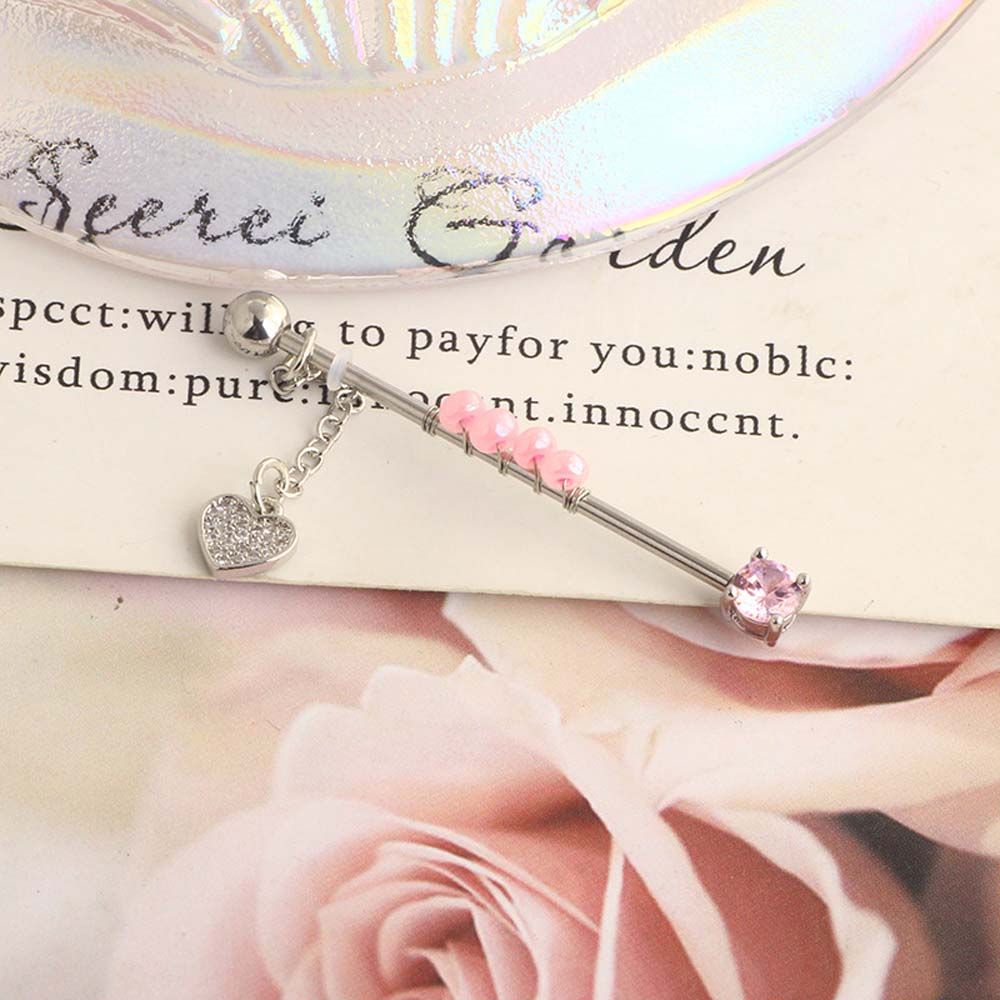 Arrow Barbell Heart Pendant Tr - огляд і ціна Industrial Barbell Long