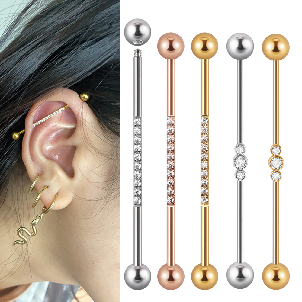 1PC Stainless Steel Industrial - огляд і ціна Body Jewelry Industrial