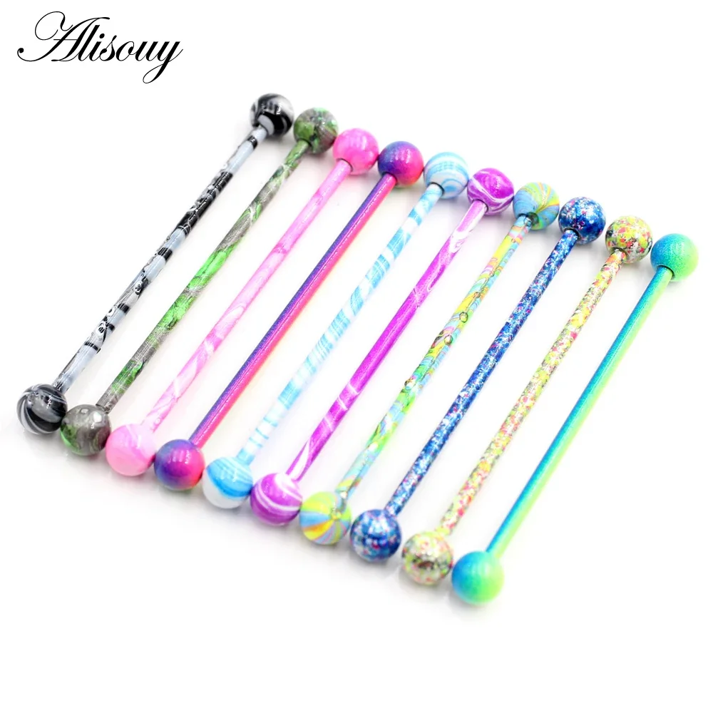 Alisouy 2PC Long Straight Stai - огляд і ціна Body Jewelry Industrial