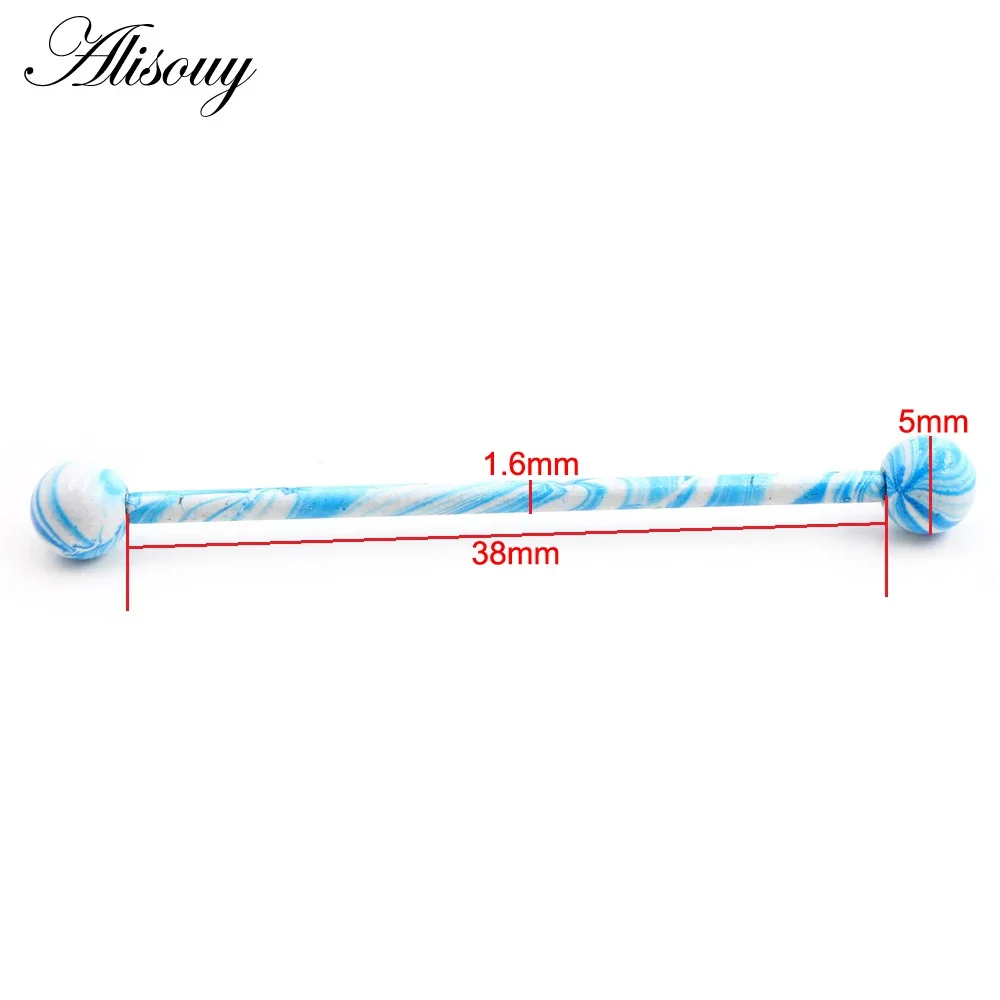 Alisouy 2PC Long Straight Stai - огляд і ціна Body Jewelry Industrial