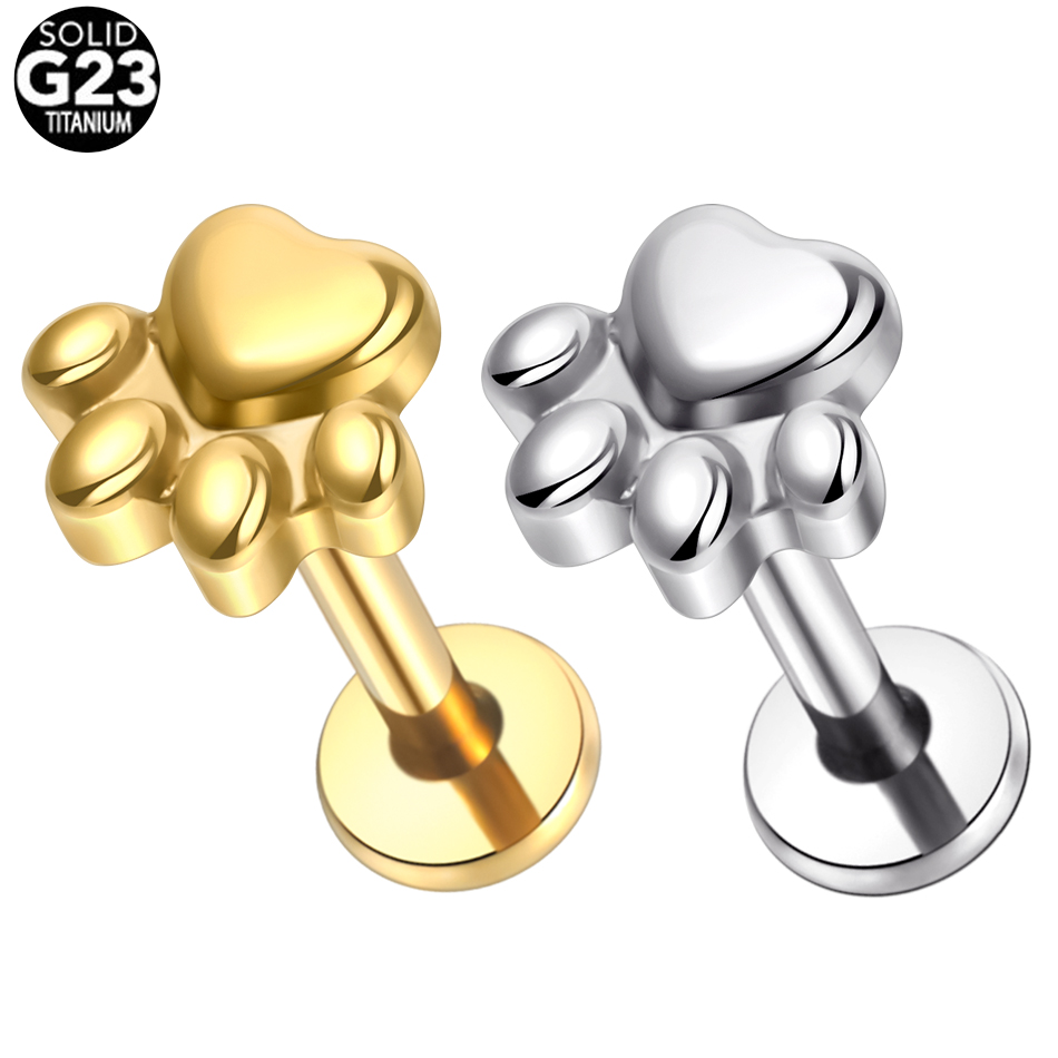 1pcs Implant Grade Titanium Pu - огляд і ціна Body Jewelry Internally Threaded