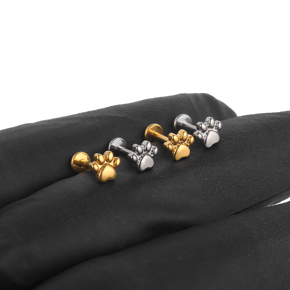 1pcs Implant Grade Titanium Pu - огляд і ціна Body Jewelry Internally Threaded