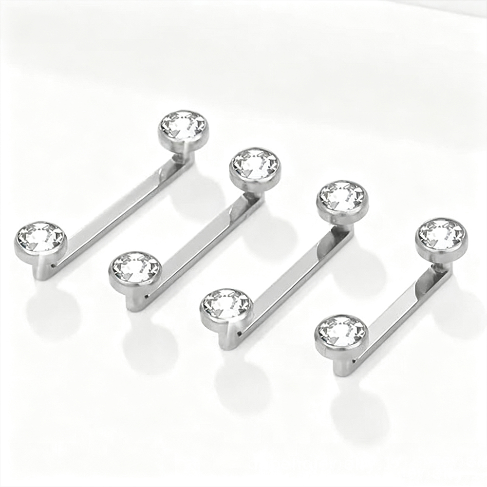 ASTM F136 Titanium CZ Micro De - огляд і ціна Body Jewelry Internally Threaded