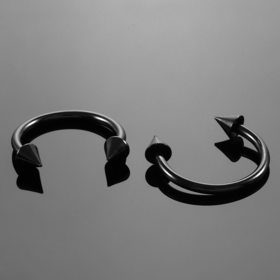 1PC G23 Titanium Circular Pier - огляд і ціна Body Jewelry Internally Threaded