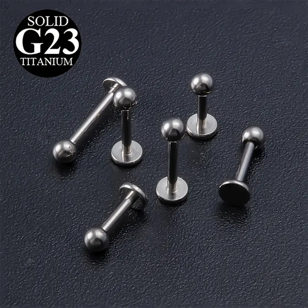 10pcs G23 Titanium Internally  - огляд і ціна Body Jewelry Internally Threaded