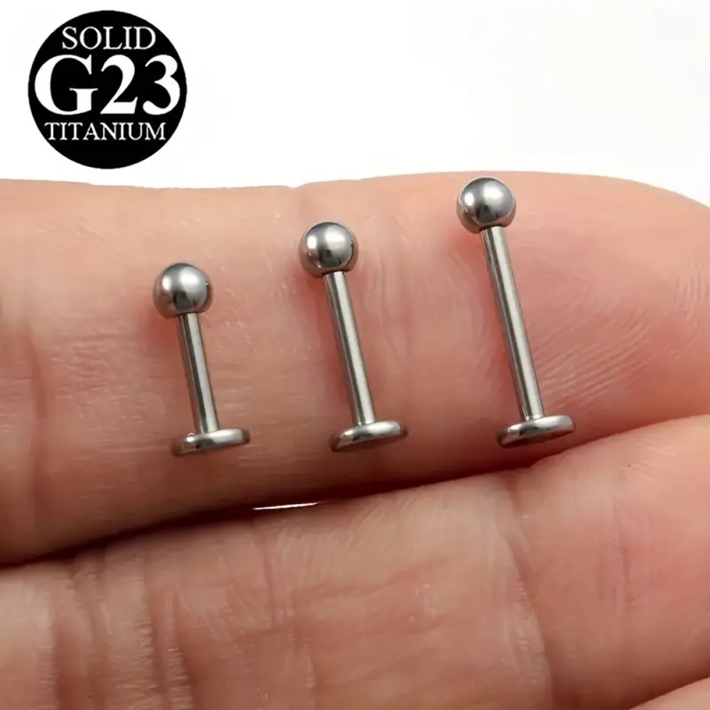 10pcs G23 Titanium Internally  - огляд і ціна Body Jewelry Internally Threaded