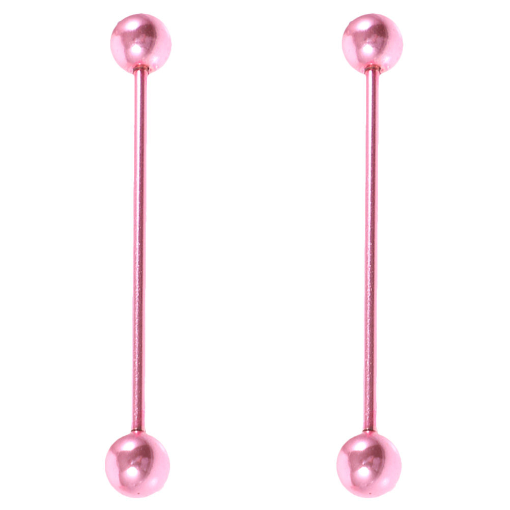 2Pcs Ear Cartilage Needle Stai - огляд і ціна Industrial Barbell Long