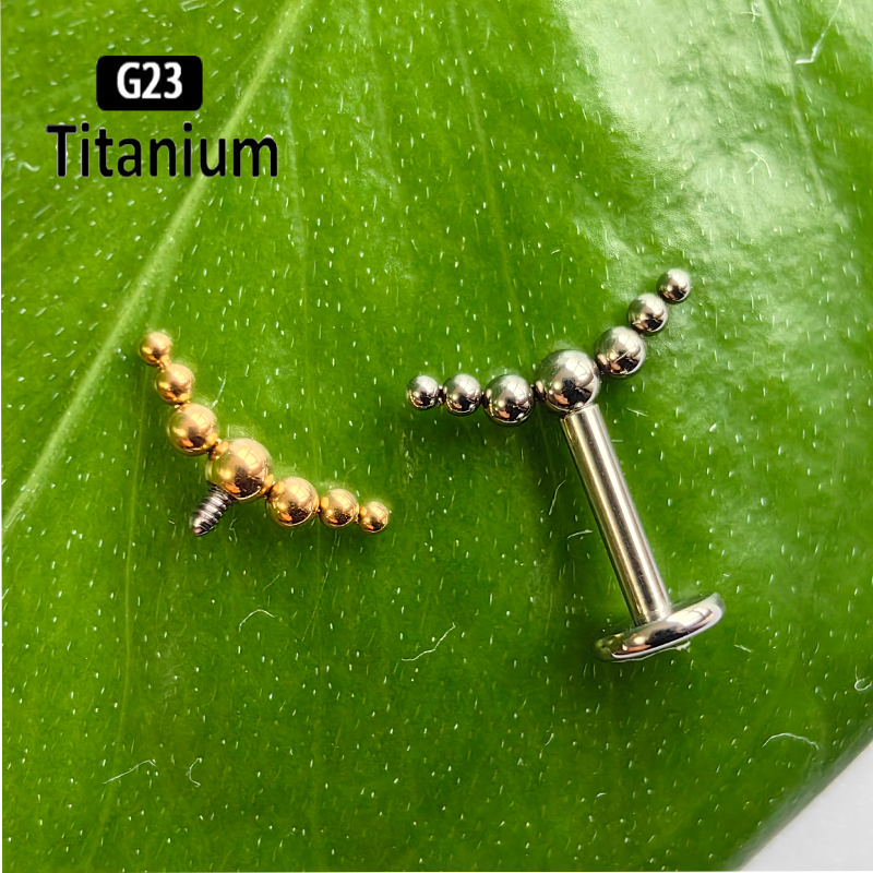 G23 Titanium Piercing 7pcs Bal - огляд і ціна Body Jewelry Vertical Labret