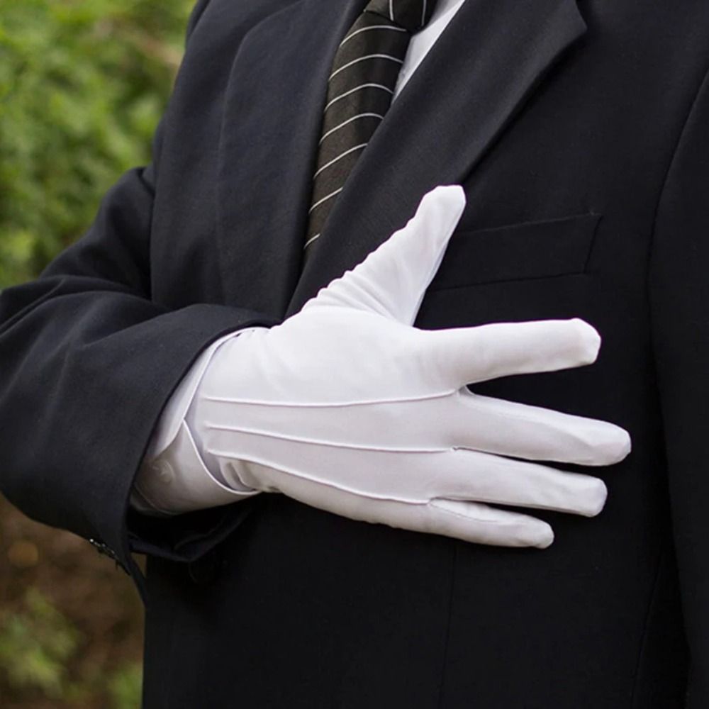Soft White Cotton Gloves Thin  - огляд і ціна Body Jewelry Websites