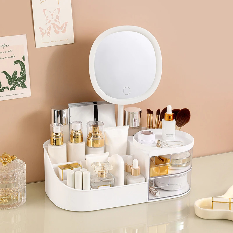 Makeup Storage Box With Mirror - огляд і ціна Body Jewelry Websites