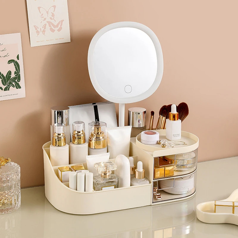 Makeup Storage Box With Mirror - огляд і ціна Body Jewelry Websites