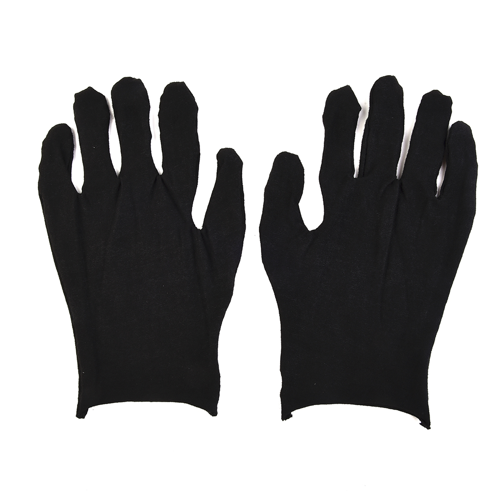 12 Pairs Black Cotton Gloves S - огляд і ціна Body Jewelry Websites