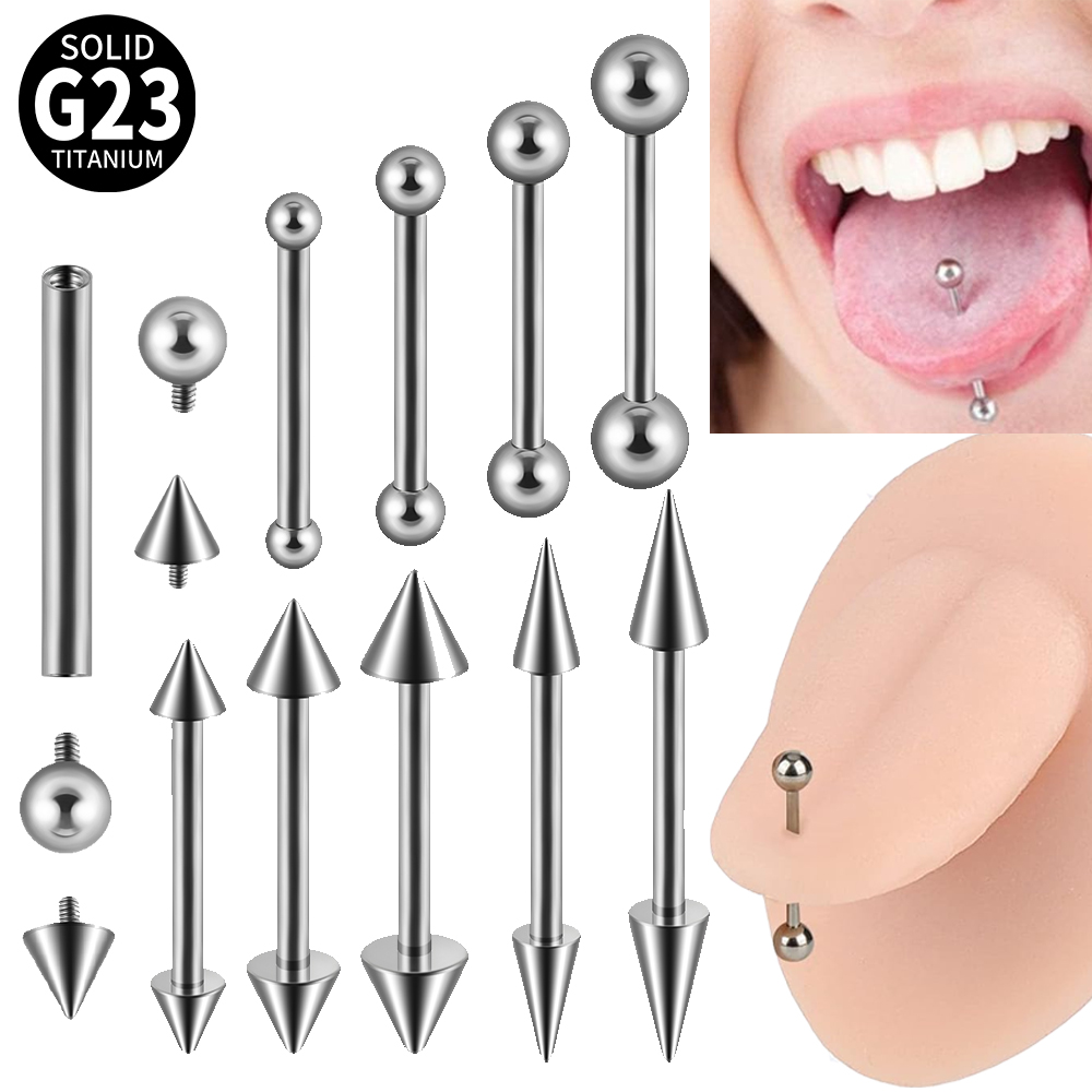 1PC G23 Titanium Long Industri - огляд і ціна Industrial Barbell Long