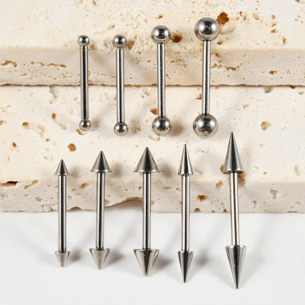 1PC G23 Titanium Long Industri - огляд і ціна Industrial Barbell Long