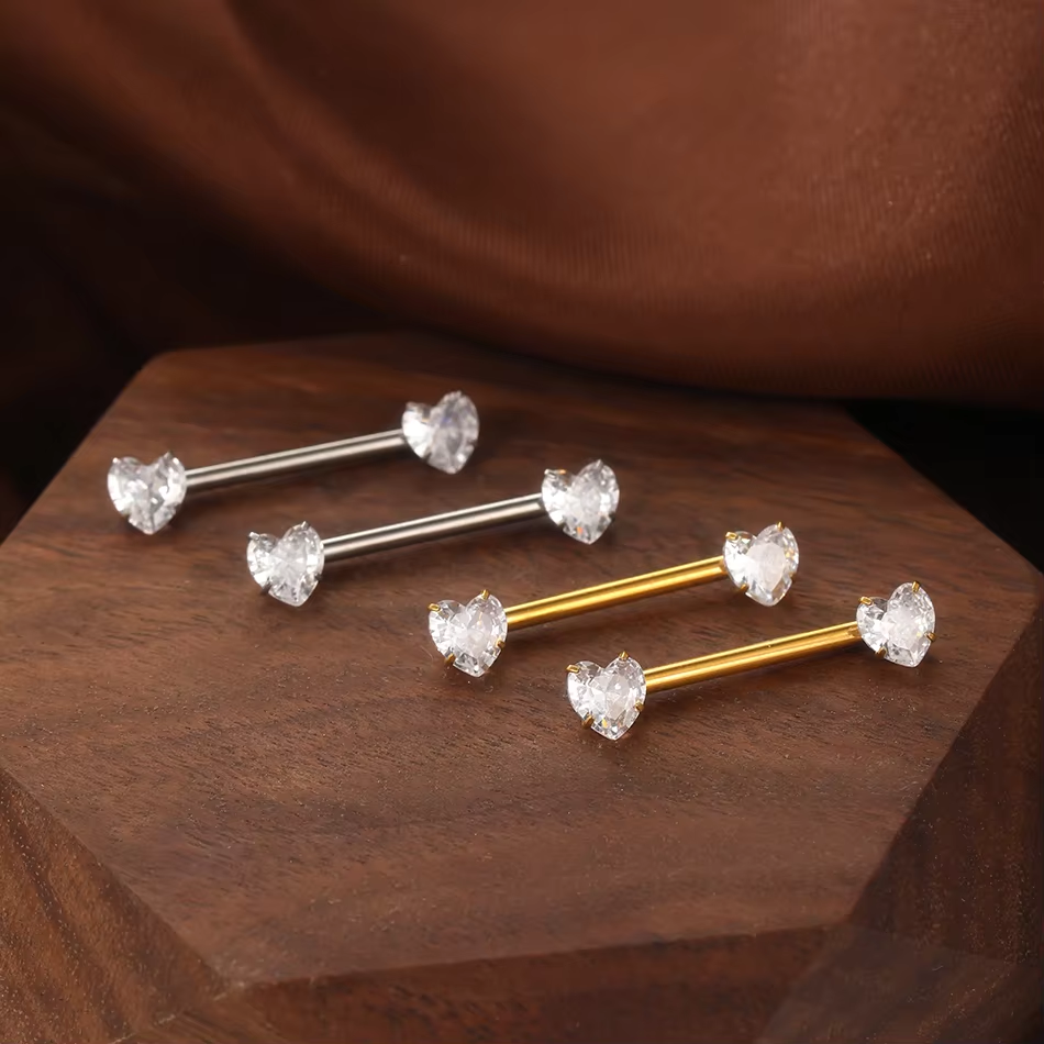 1Pc G23 Titanium Nipple Ring S - огляд і ціна Body Jewelry Internally Threaded