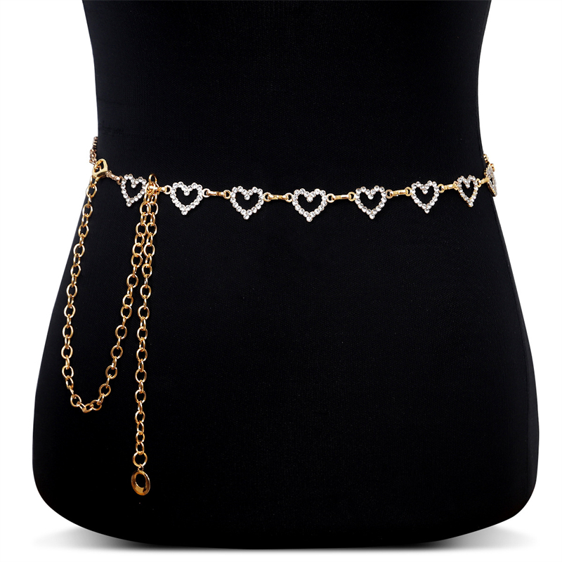Fashion Rhinestone Heart Waist - огляд і ціна Body Jewelry