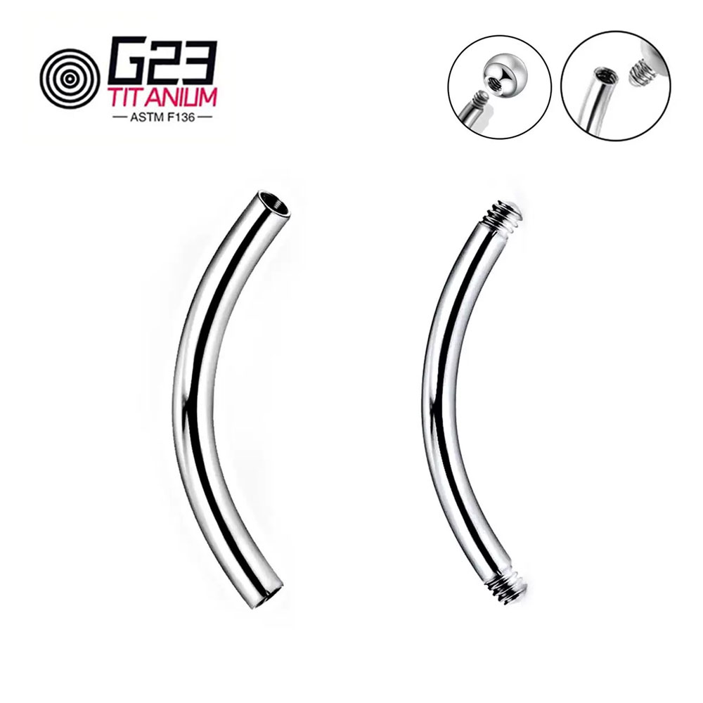 Wholesale 5/10/50pcs G23 Titan - огляд і ціна Body Jewelry Internally Threaded