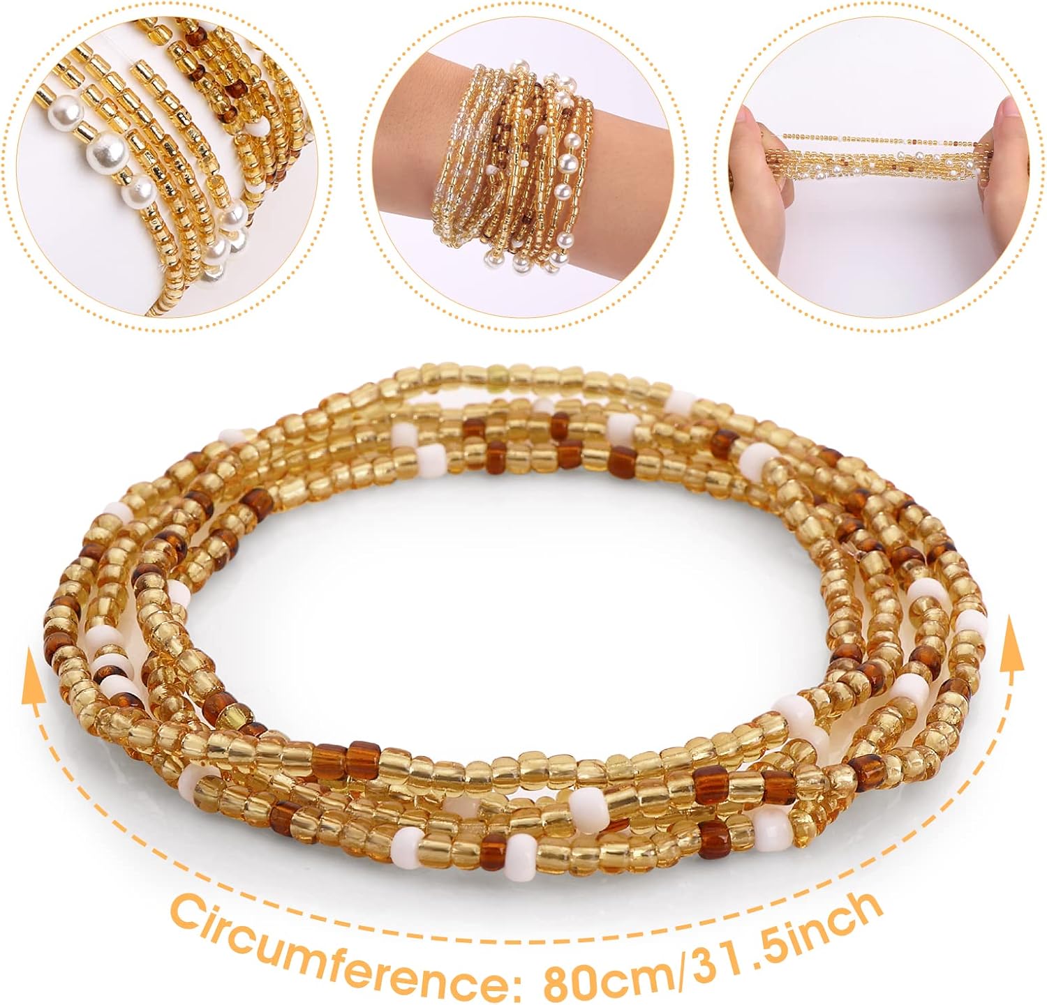 Waist Beads for Women Belly Be - огляд і ціна Body Jewelry