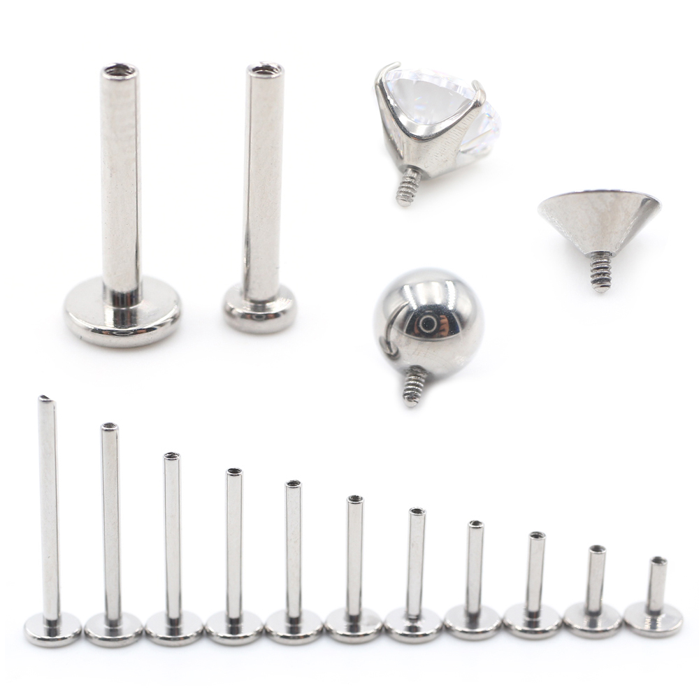 Alisouy 1PC G23 Titanium Inter - огляд і ціна Body Jewelry Internally Threaded