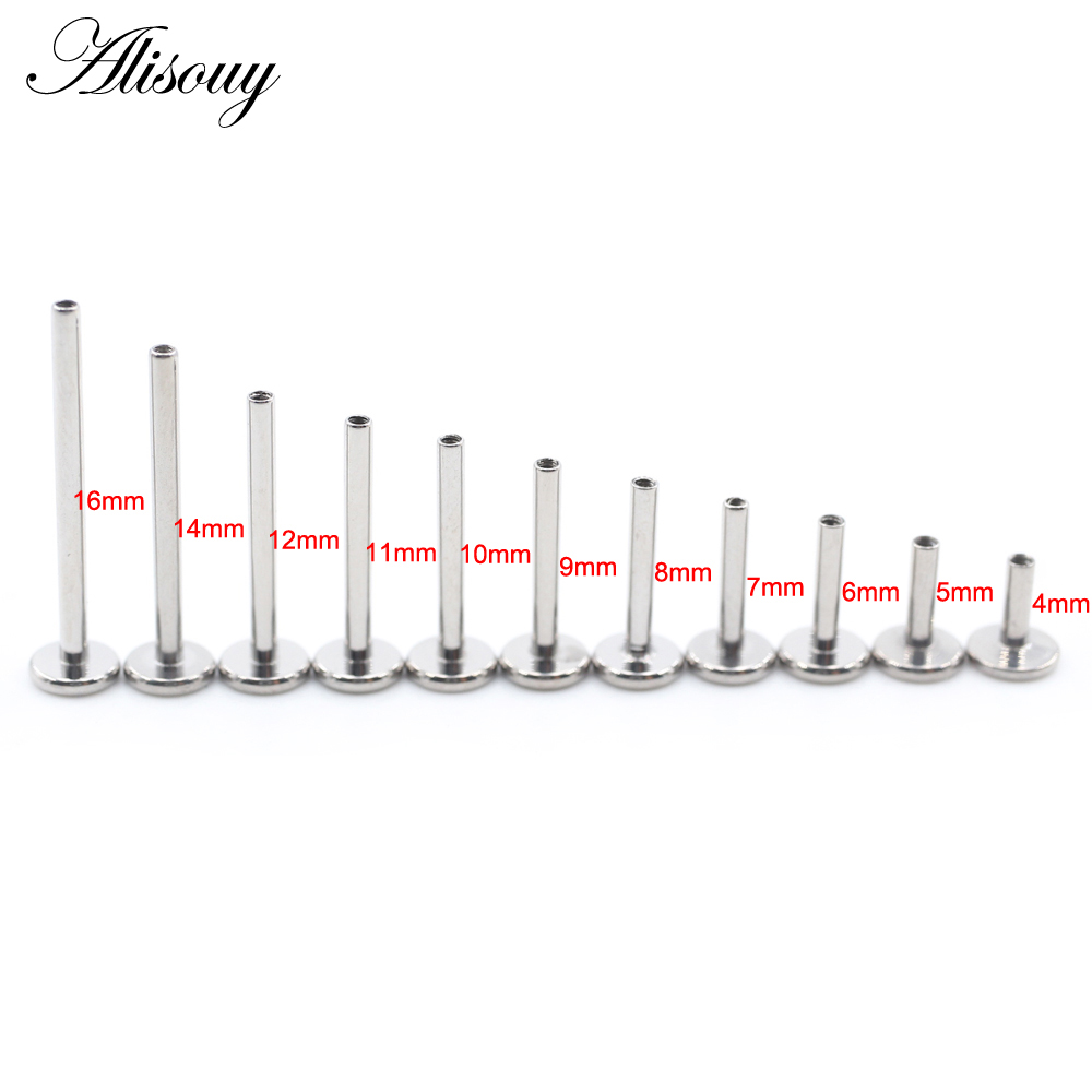 Alisouy 1PC G23 Titanium Inter - огляд і ціна Body Jewelry Internally Threaded