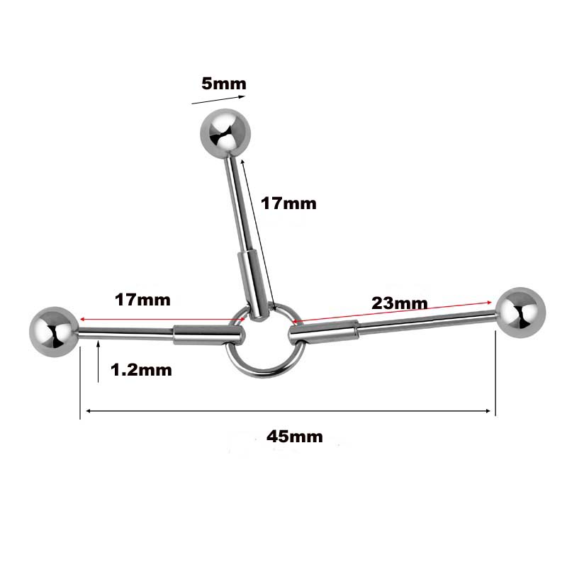 1PC New Movable Stainless Stee - огляд і ціна Body Jewelry Industrial