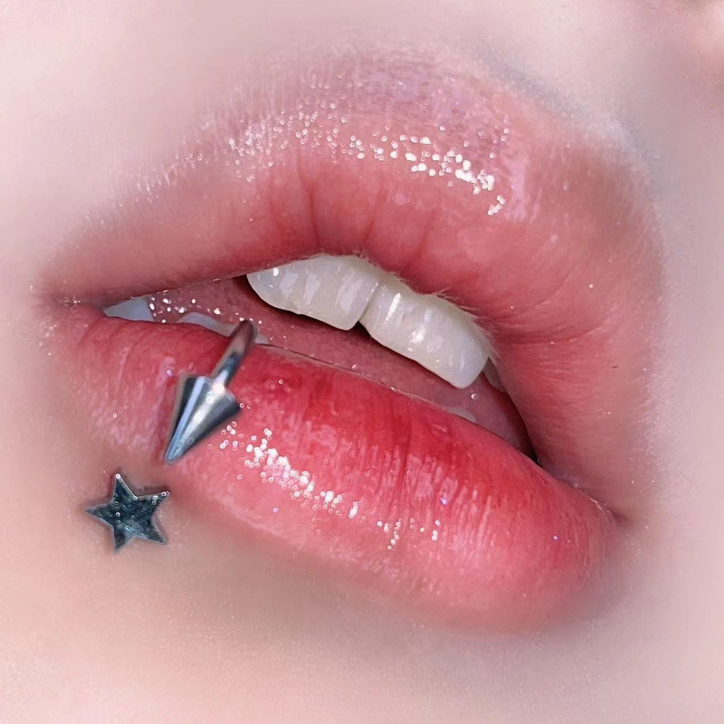 1PC Five-pointed Star Lip Pier - огляд і ціна Body Jewelry Vertical Labret