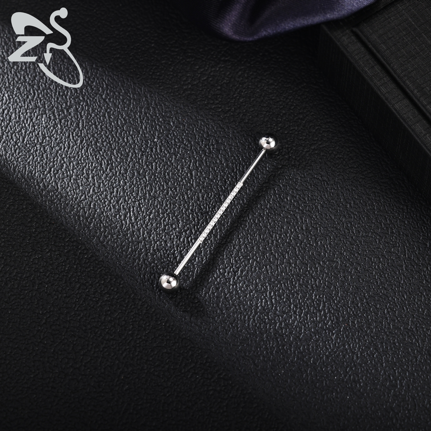 ZS 1 Piece 14/16G Stainless St - огляд і ціна Industrial Barbell Long