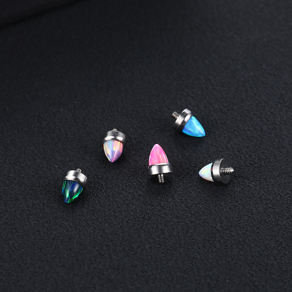 1PC Titanium Claw Set Opal Bul - огляд і ціна Body Jewelry Industrial