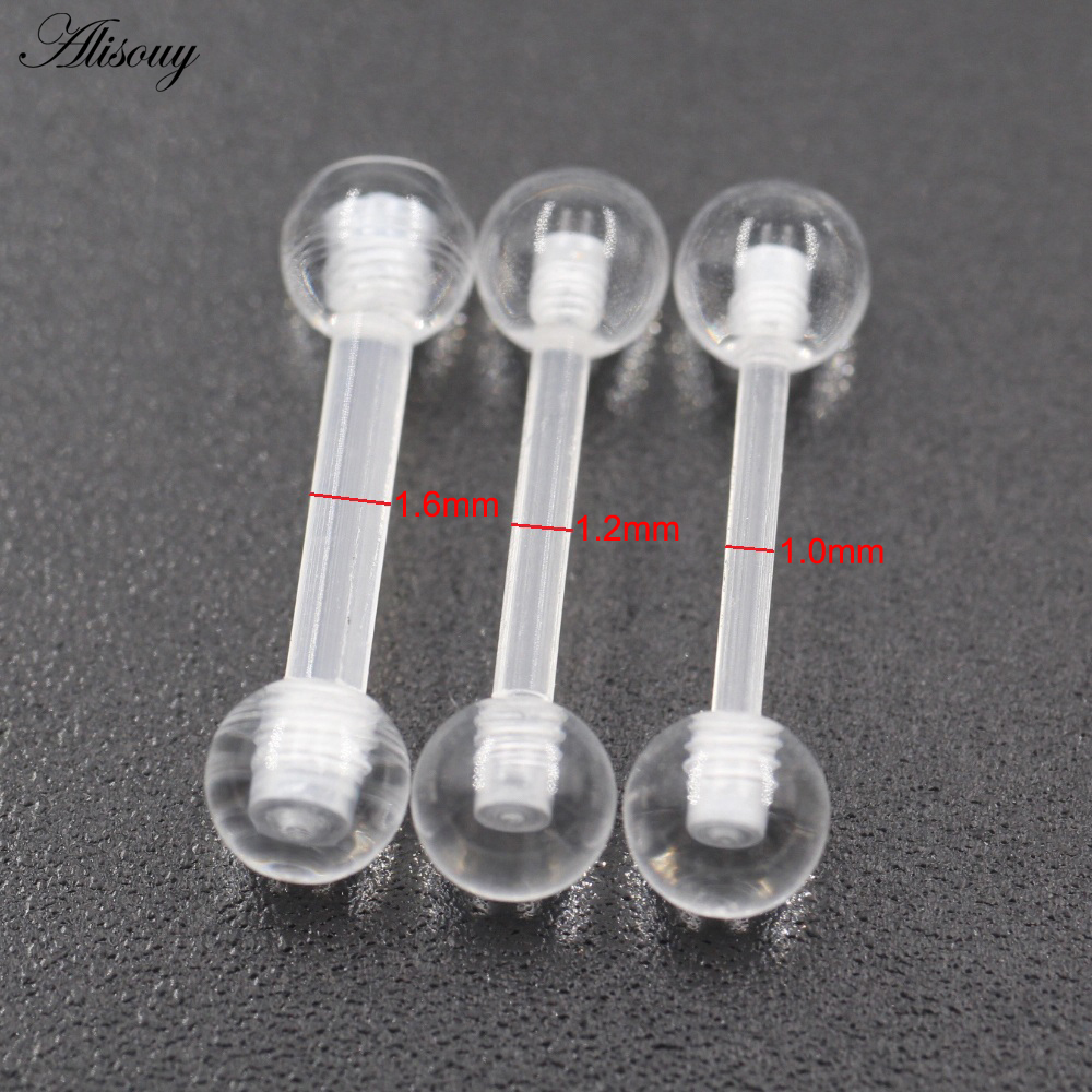 2PCS Transparent Acrylic UV Ba - огляд і ціна Industrial Barbell Long