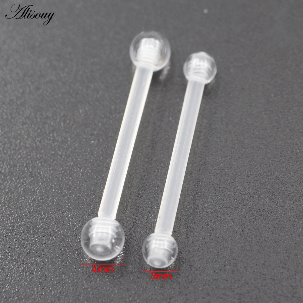 2PCS Transparent Acrylic UV Ba - огляд і ціна Industrial Barbell Long