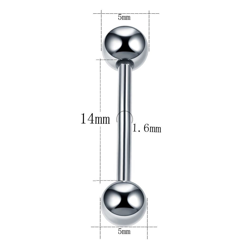 1PC 14G 16G Titanium Industria - огляд і ціна Body Jewelry Industrial
