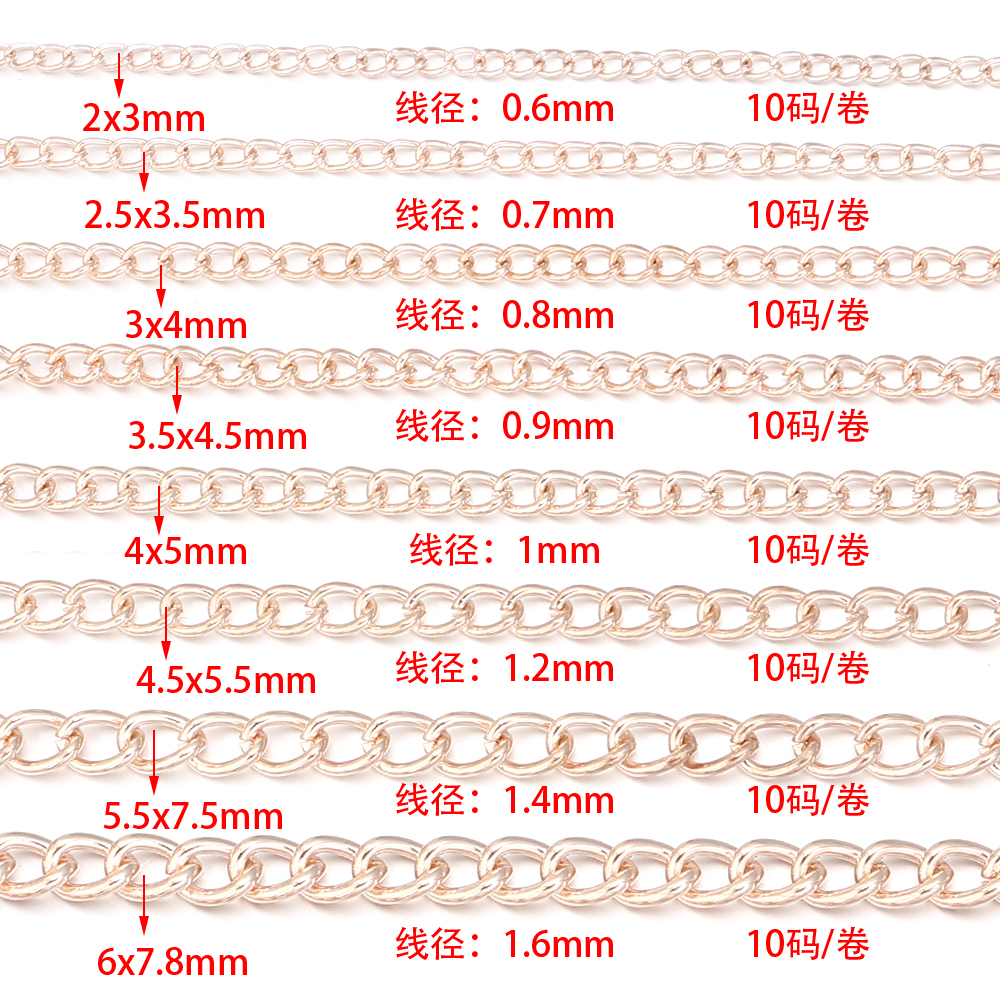 10yards/roll Flat 2-6mm Extens - огляд і ціна Body Jewelry
